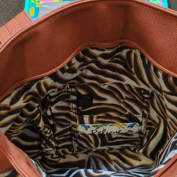 Lug Tempo Matte Luxe VL Large Tote Bag - Copper - NWT - Picture 10 of 16